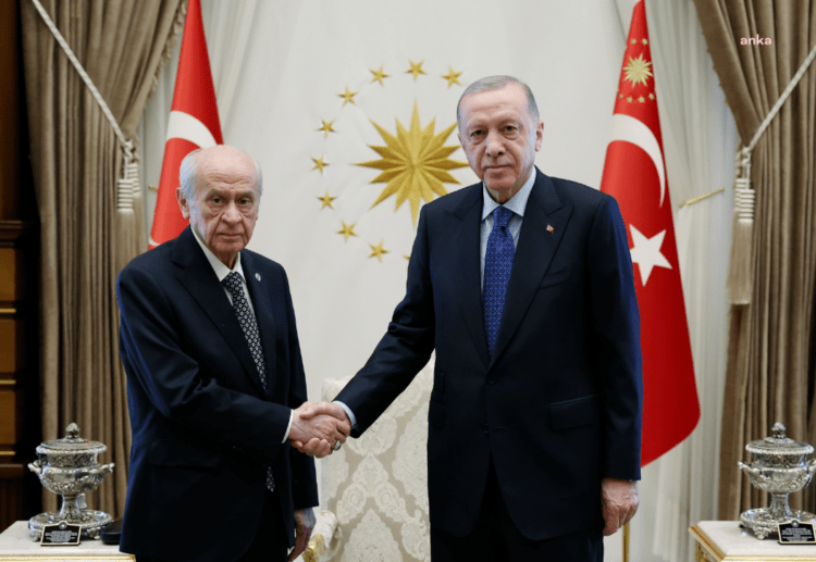 Erdoğan ve Bahçeli arasındaki görüşme sona erdi