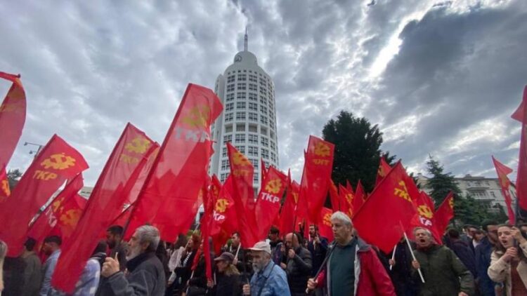 TKP, Ankara’da altın patronlarını protesto etti