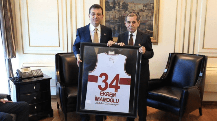 Dursun Özbek’ten Ekrem İmamoğlu’na ziyaret