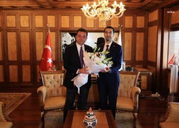 İmamoğlu’ndan Tuzla Belediye Başkanı Bingöl’e tebrik ziyareti