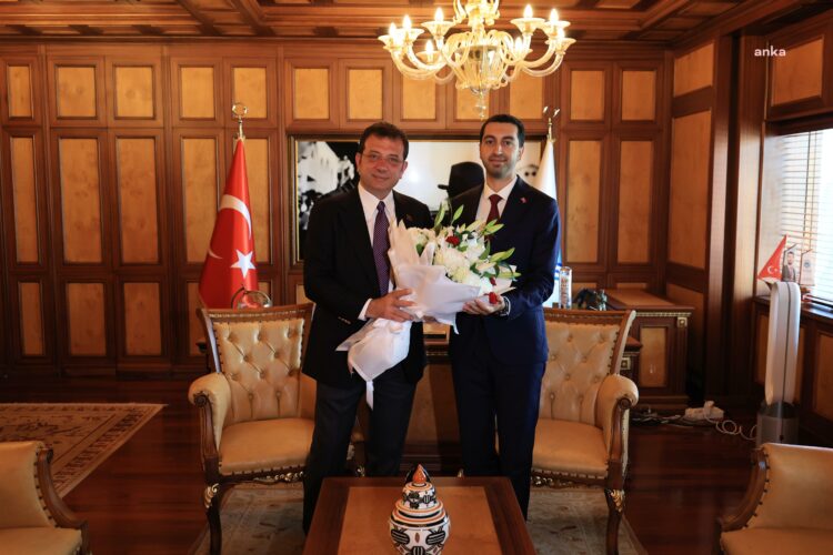 İmamoğlu’ndan Tuzla Belediye Başkanı Bingöl’e tebrik ziyareti