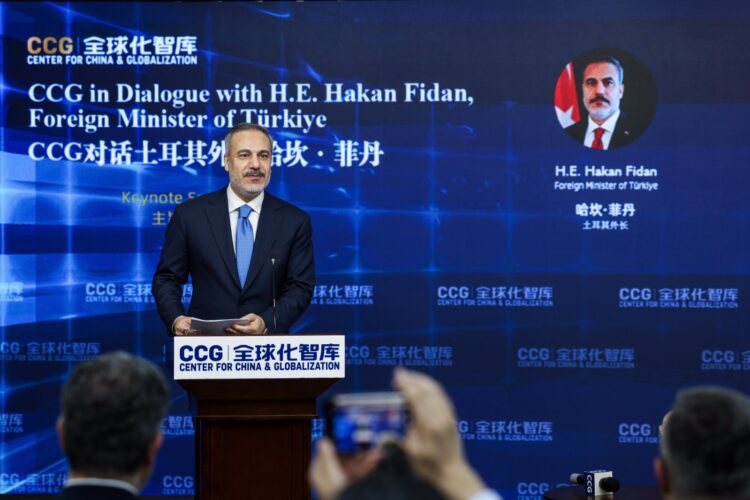 Dışişleri Bakanı Fidan, Çin’de temaslarına başladı