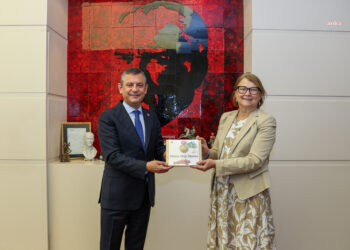 Özgür Özel, Finlandiya Büyükelçisi Hamalainen’i kabul etti