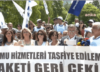 DİSK, KESK, TMMOB VE TTB’den ‘tasarruf’ protestosu