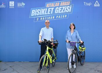 Çevre dostu bir yaşam için Şişli’den Üsküdar’a pedal çevirdiler