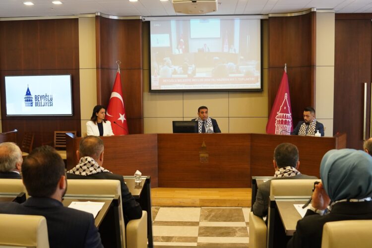 Beyoğlu Belediyesi, Filistin için tek yürek oldu