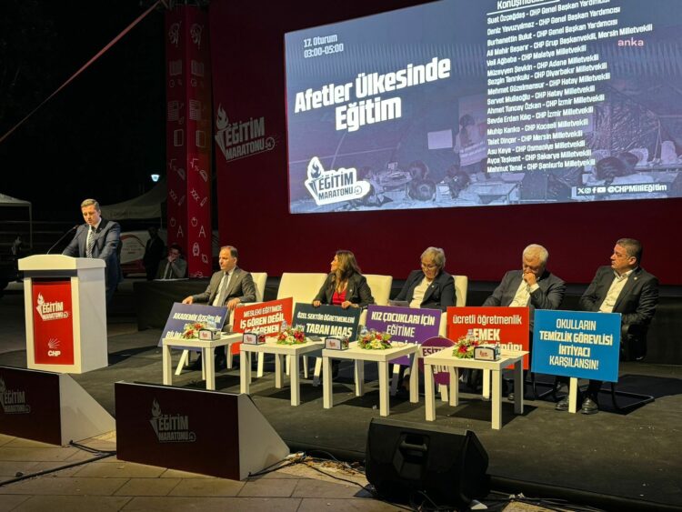 CHP’li Yücel: “Afet dönemlerinde ülkemizde, ilk feragat edilen eğitim oluyor”