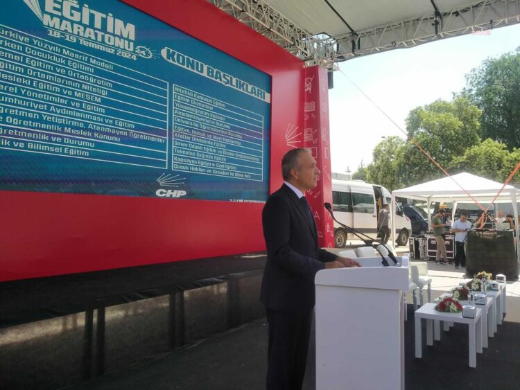 CHP’li Özçağdaş: “Eğitim, Türkiye’nin temel sorunu”