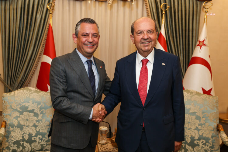 Özgür Özel, KKTC Cumhurbaşkanı Tatar ile görüştü