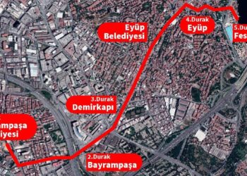 İBB, Eyüpsultan-Bayrampaşa Tramvay hattını öz kaynaklarıyla yapma kararı aldı…