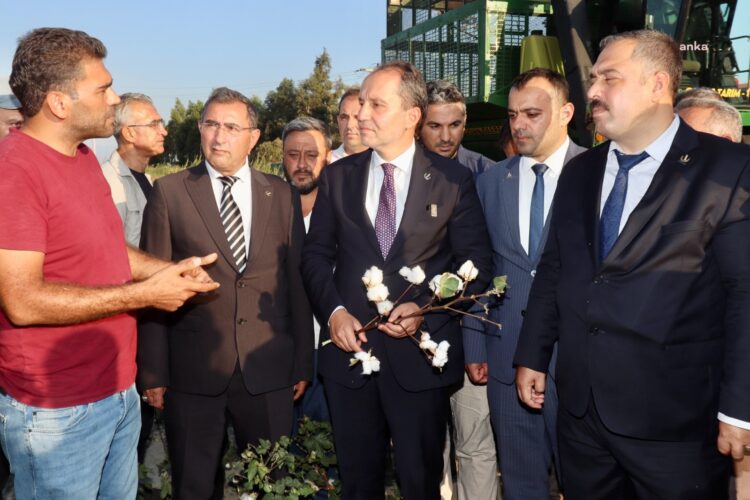 Erbakan, pamuk tarlasından iktidara seslendi: Çiftçimizin feryadını duyun