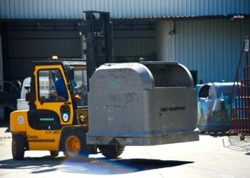 Şişli Belediyesi’nden Giresun Belediyesi’ne çöp konteyneri desteği