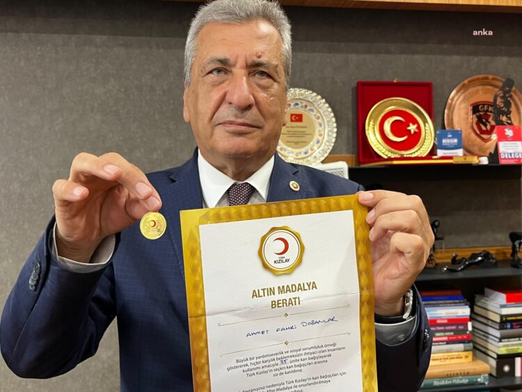 CHP’li Öztürkmen: Kızılay’ın verdiği madalyada altın oranı sıfır çıktı