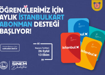 Üsküdar Belediyesi’nden öğrencilere İstanbulkart abonman desteği