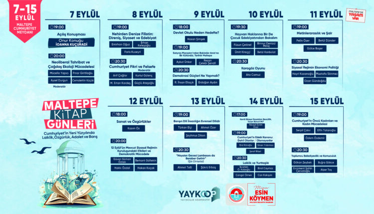 ‘Maltepe Kitap Günleri’ başlıyor!