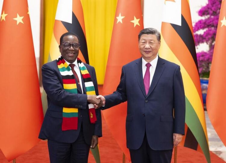 Çin Cumhurbaşkanı Xi, Zimbabve Devlet Başkanı Mnangagwa ile Beijing’de görüştü