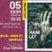 Beyoğlu’nda “Yaşasın Sahneler” tiyatro gösterimleri Ophelia-Hamlet oyunlarıyla başlıyor