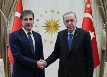 Cumhurbaşkanı Erdoğan, Neçirvan Barzani ile görüştü