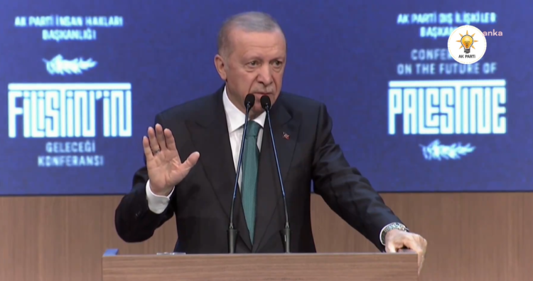 Erdoğan: “İsrail’e karşı somut tedbirler alan tek devletiz”