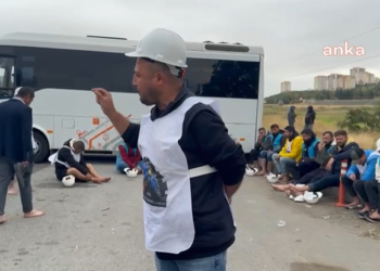 Fernas Madencilik işçilerine polis müdahalesi