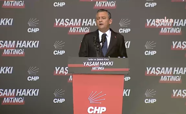 Özgür Özel: Biz CHP’yiz, biz bu ülkenin birliğinin beraberliğinin teminatı olan partiyiz