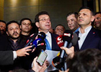 İmamoğlu, Çağlayan Adliyesi’nin önünde konuştu: “Son gülen milletimiz olacaktır”