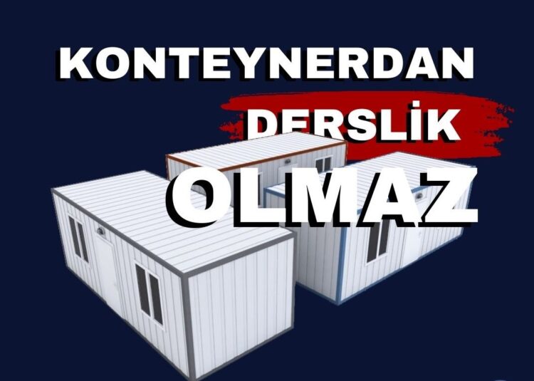 Skandal uygulama… Türkiye’nin en köklü sanat okulunda dersler konteyner sınıflarda yapılacak…