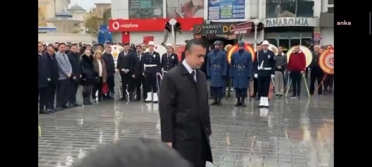Esenyurt kayyumu 10 Kasım töreninde protesto edildi