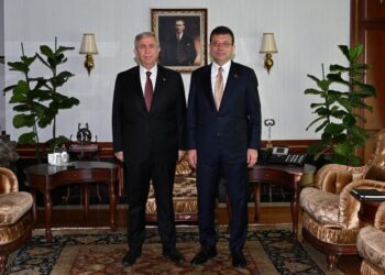 Ekrem İmamoğlu’ndan Mansur Yavaş’a ziyaret