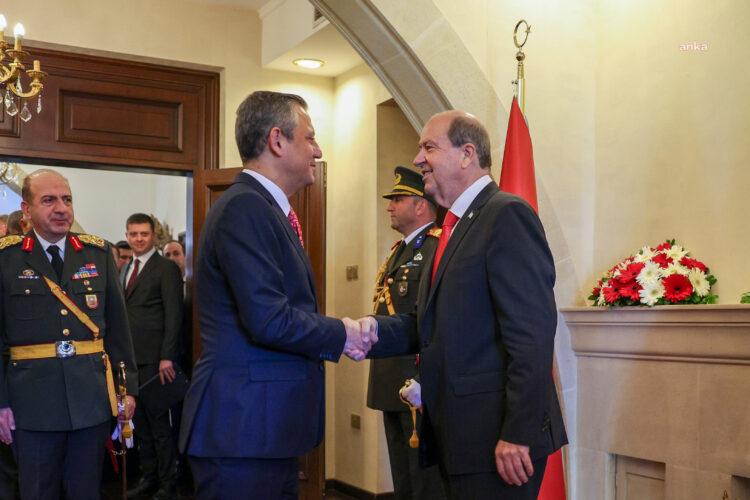 Özgür Özel, KKTC’nin 41’inci kuruluş yıl dönümü kutlamaları için Lefkoşa’da