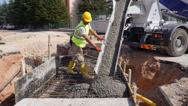 ASKİ’den Etimesgut’a 9 kilometrelik yağmur suyu hattı