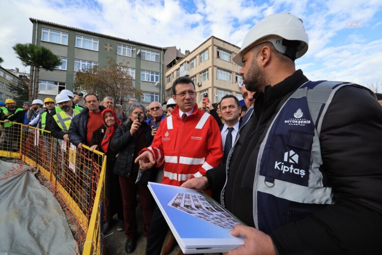 İmamoğlu, İBB’nin mali desteğiyle yapılacak kentsel dönüşüm projesini inceledi
