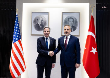 Bakan Fidan, ABD Dışişleri Bakanı Blinken ile bir araya geldi