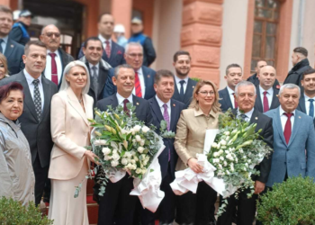Özgür Özel, Bilecik’te Atatürk’ün kente gelişinin 104’üncü yıl dönümü programına katıldı