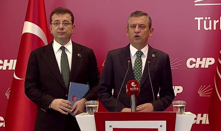 Özel ve İmamoğlu’ndan Beşiktaş Belediyesi açıklaması