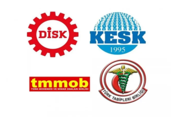DİSK, KESK, TMMOB ve TTB’den ortak açıklama