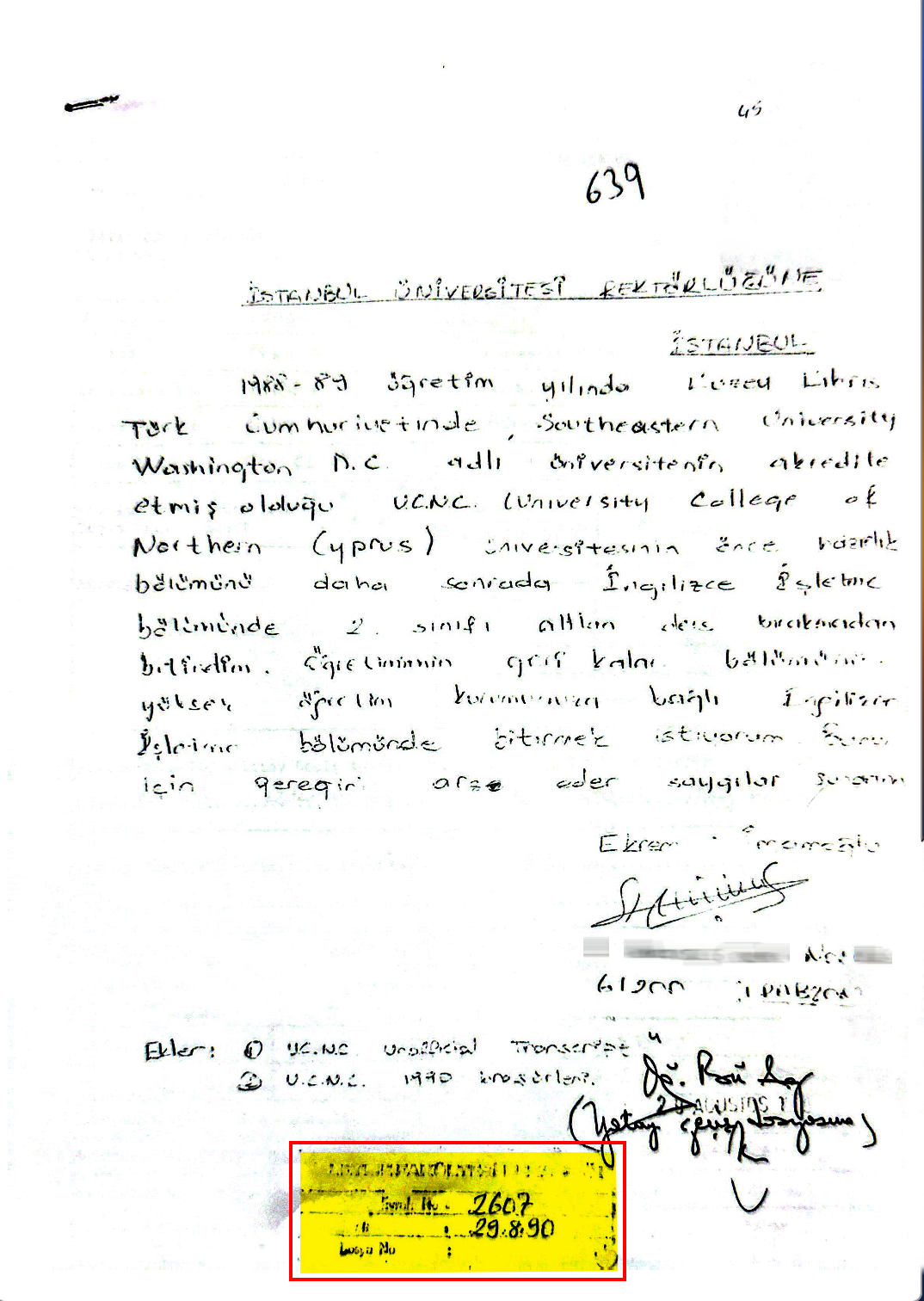 Ekrem İmamoğlu Diploma Belgeleri