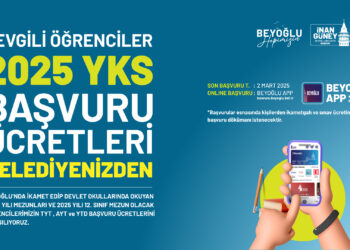 Beyoğlu Belediyesi’nden öğrencilere YKS desteği