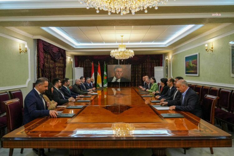 DEM Parti İmralı Heyeti, Bafil ve Kubat Talabani ile görüştü