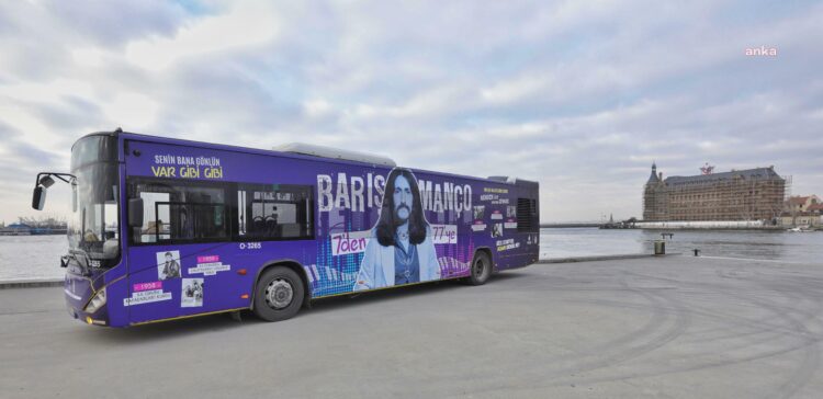 İETT’den Barış Manço’ya vefa otobüsü