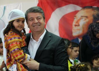 Adıyaman Belediye Başkanı Tutdere, çocuklarla buluştu