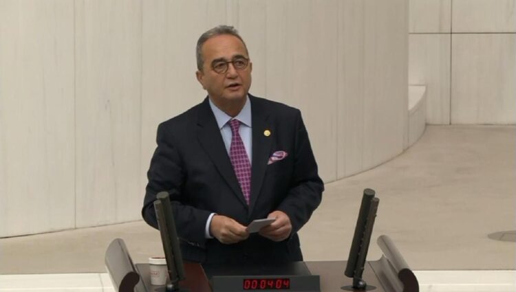 Bülent Tezcan, dolu nedeniyle mağdur olan çiftçilerin sorunlarını TBMM gündemine taşıdı