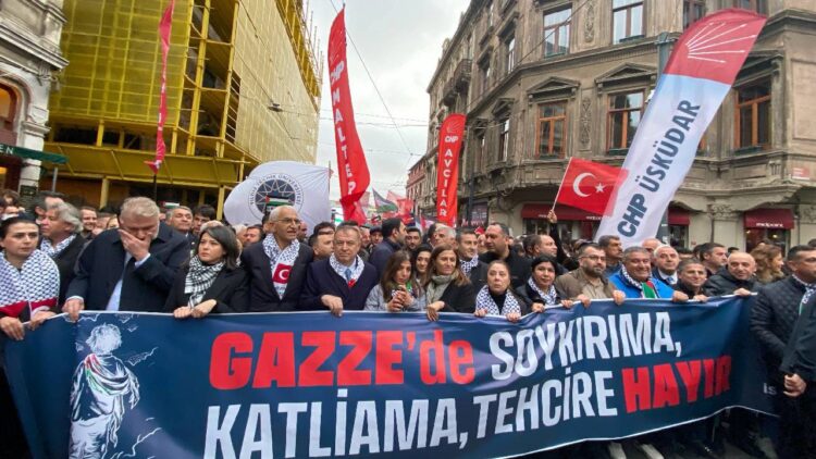 CHP’nin Taksim’deki Filistin yürüyüşüne izin verilmiyor
