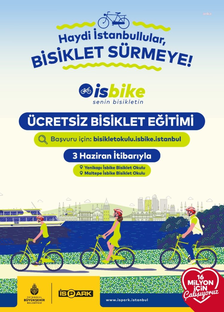 İSBİKE Bisiklet Okulu yeni dönem kayıtları başladı…