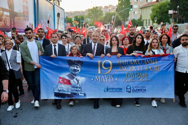 Eyüpsultan’da 19 Mayıs coşkusu