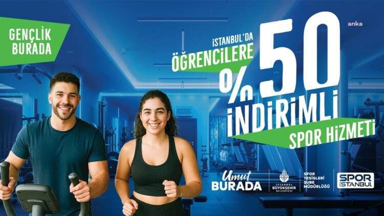 İBB’den öğrencilere spor tesislerinde yüzde 50 indirim