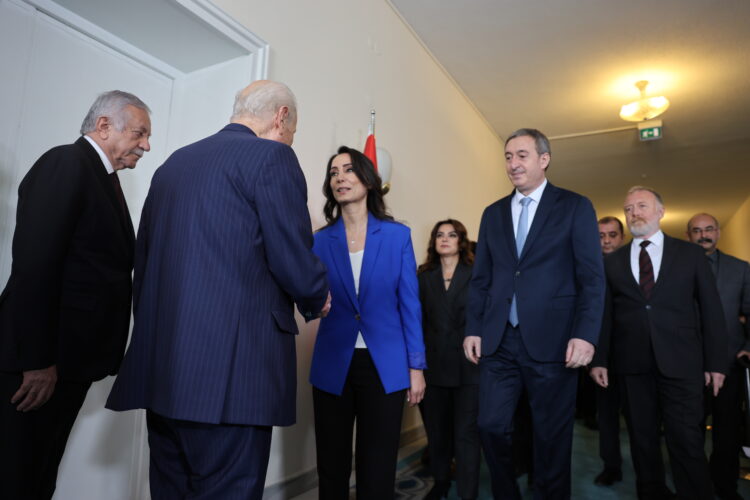 DEM Parti heyeti Devlet Bahçeli’yi ziyaret etti