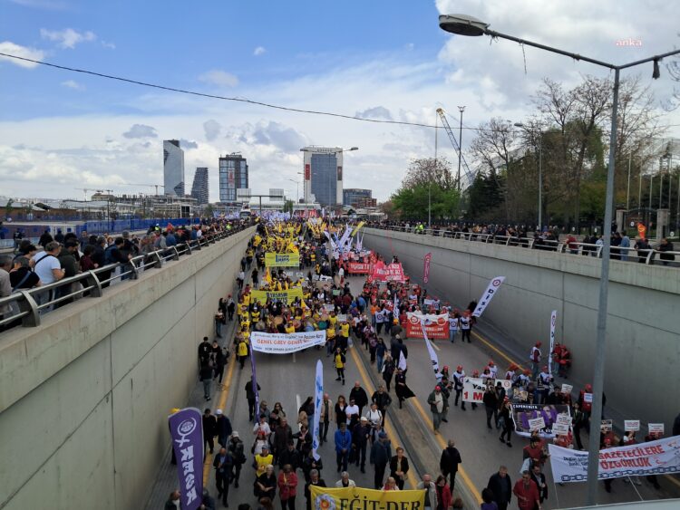Ankara’da 1 Mayıs kutlamaları… 