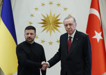 Cumhurbaşkanı Erdoğan, Zelenskiy ile bir araya geldi