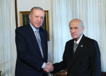 Erdoğan ve Bahçeli görüşmesi sona erdi